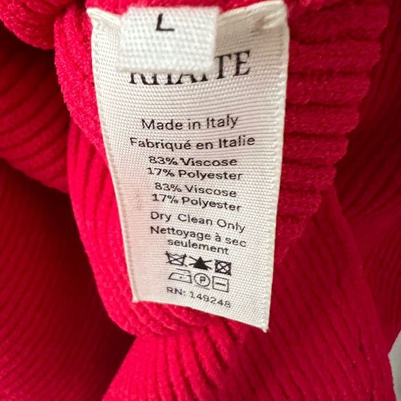 Khaite Maddy Sweater in Garnet Size L *TAILORED* - Picture 4 of 6